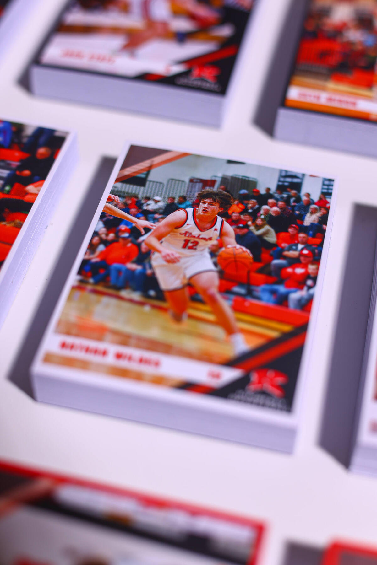 Custom Designed Player Cards for Kimberly Basketball