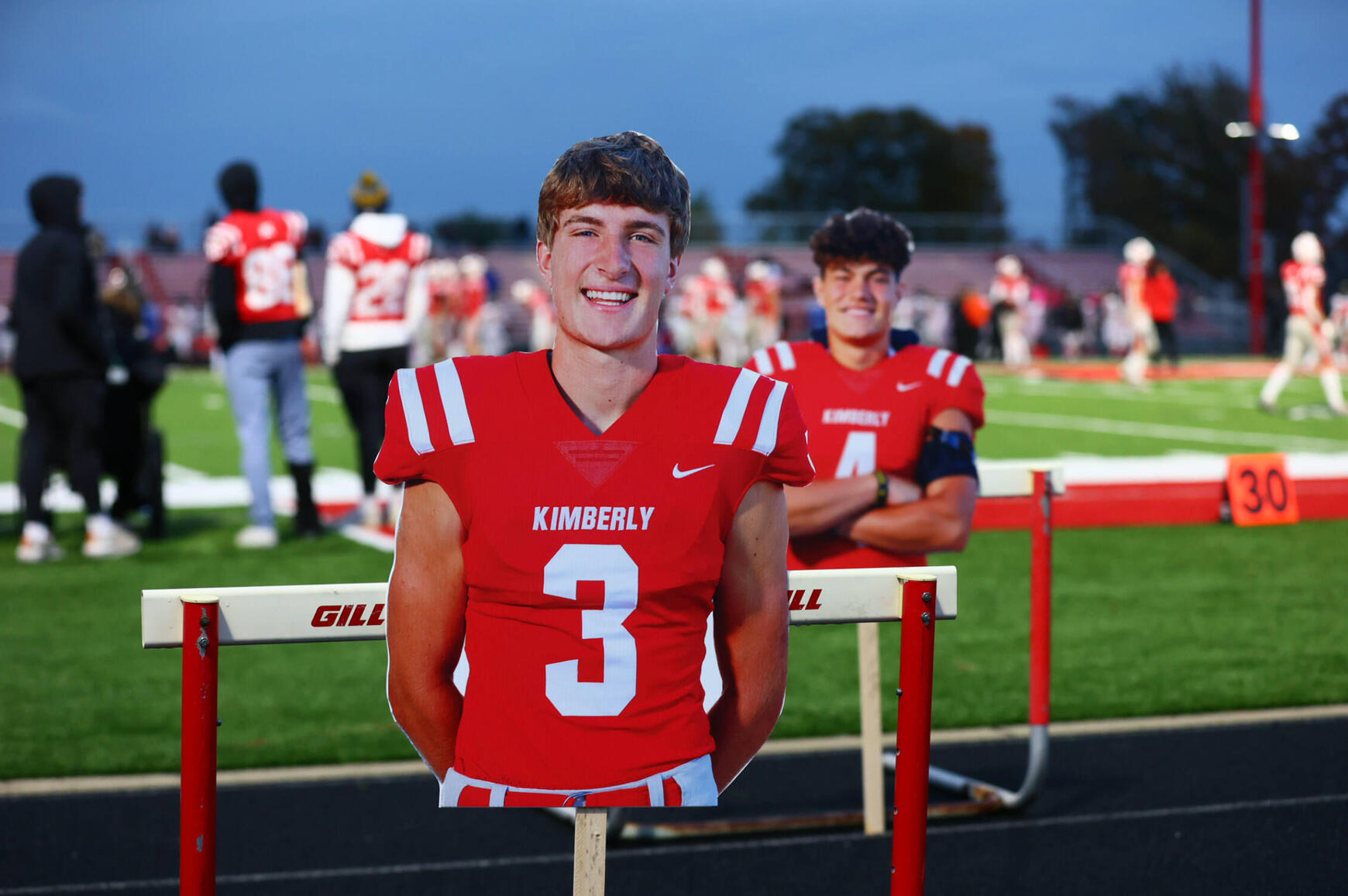 Custom Designed Player Cards for Kimberly Basketball